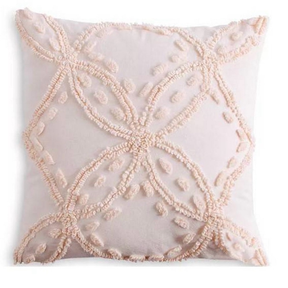 Peri Home Metallic Chenille Decorative Pillow
Blush Pink, Cotton Accent 18”